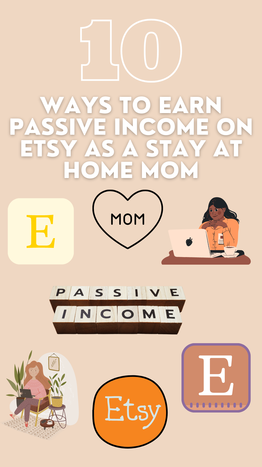 how to make income on etsy as a stay at home mom