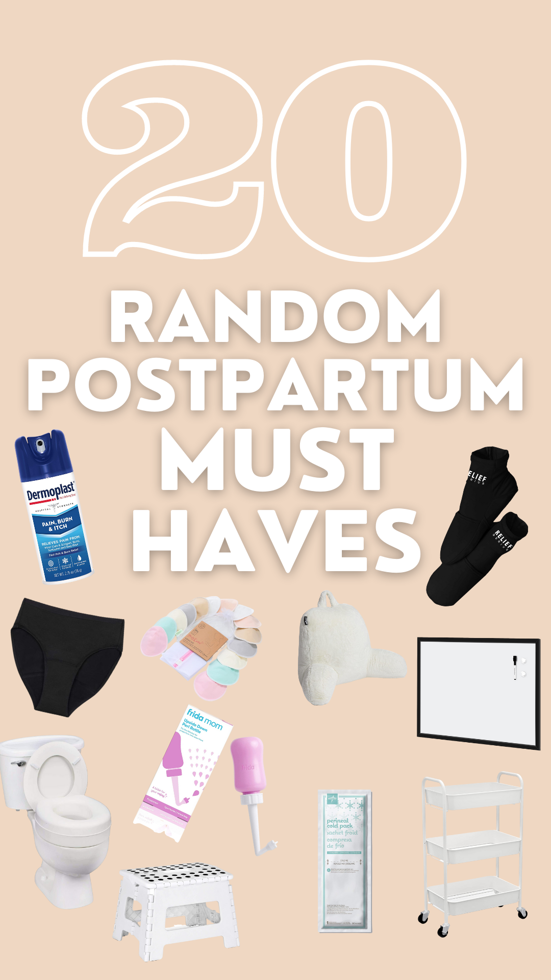 20 Random Postpartum Must Haves